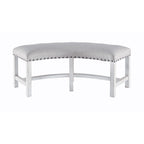 Condesa-White-Round-Bench