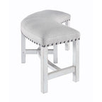 Condesa-White-Round-Bench