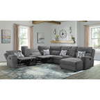 Connery-Sectional-Wedge-with-1-pillow-in-Pewter
