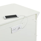 Coy-Side-Table-W/Power-Port-USB-in-White-(3A-Packing)