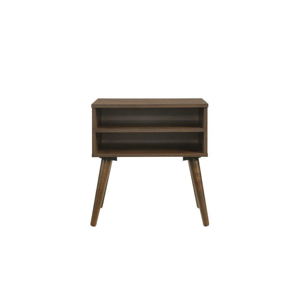 Coyote-Queen-Bed-W/Carroll-Pink-Velvet-w/Two-End-Table-(ISTA-3)