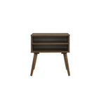 Coyote-Queen-Bed-W/Carroll-Pink-Velvet-w/Two-End-Table-(ISTA-3)