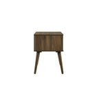 Coyote-Queen-Bed-W/Carroll-Pink-Velvet-w/Two-End-Table-(ISTA-3)
