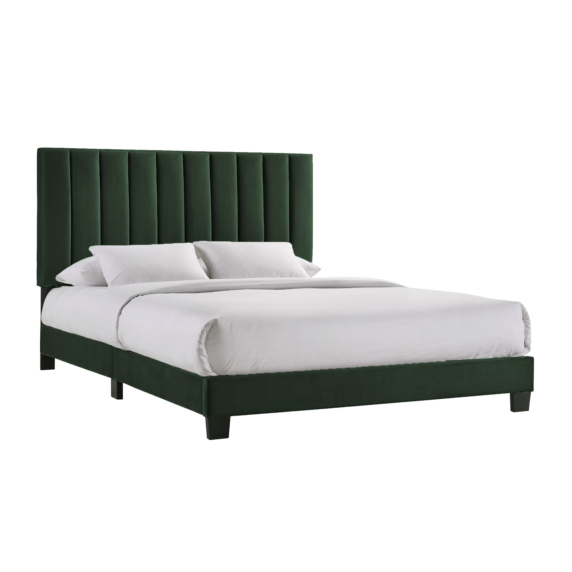 Coyote-Queen-Bed-W/Carroll-Emerald-w/Two-End-Table-(ISTA-3)
