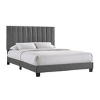 Coyote-King-Bed-W/Carroll-Grey-w/Two-End-Table-(3A-Packing)