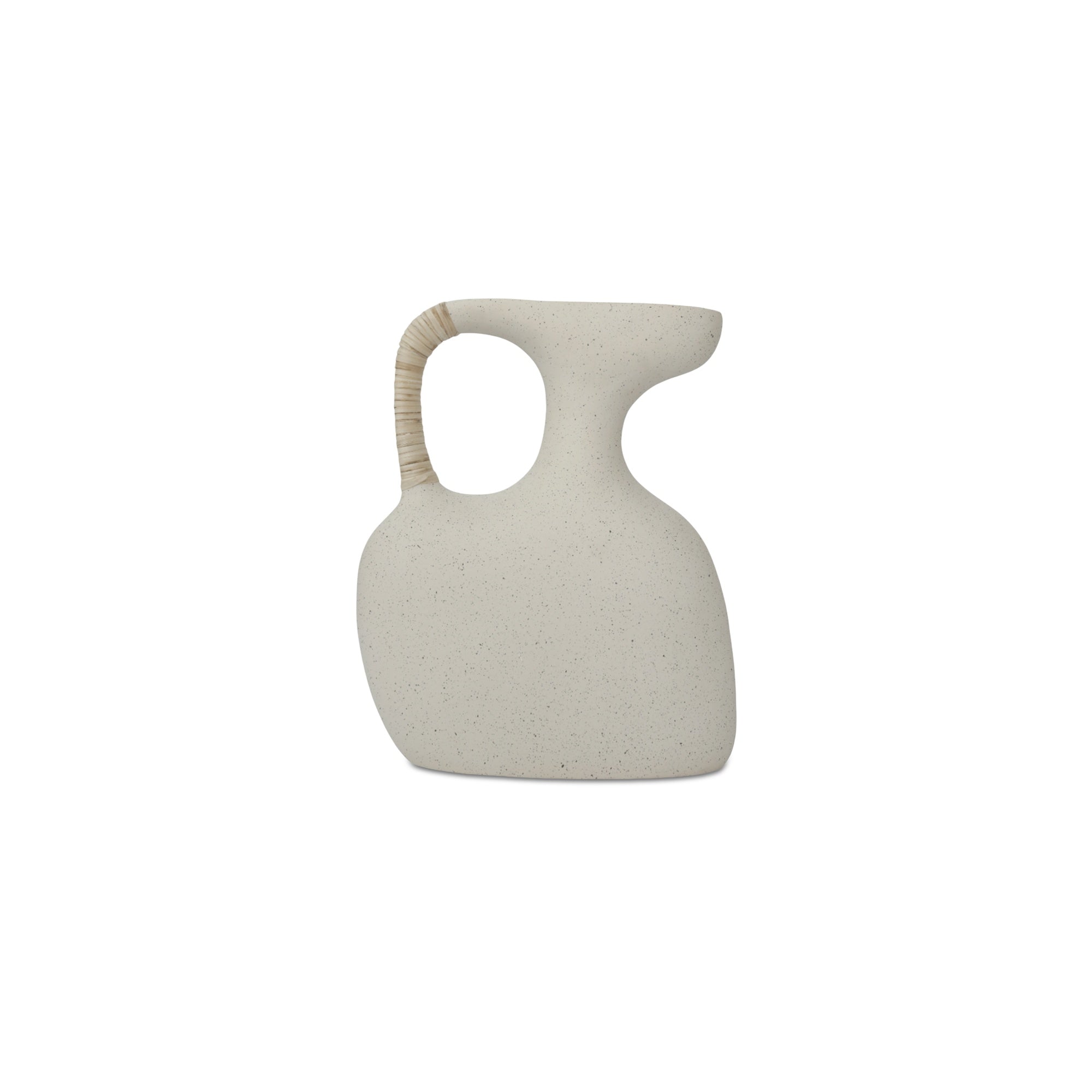 Vila 13In Sculptural Vessel Cream White