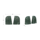 Zane Marble Bookends-Set Of 2