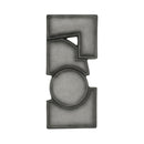 Teo Wall Sculpture Charcoal