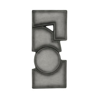 Teo Wall Sculpture Charcoal