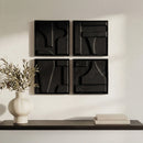 Alva Wall Sculpture-Set Of 4
