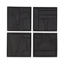 Alva Wall Sculpture-Set Of 4