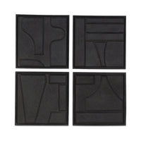 Alva Wall Sculpture-Set Of 4