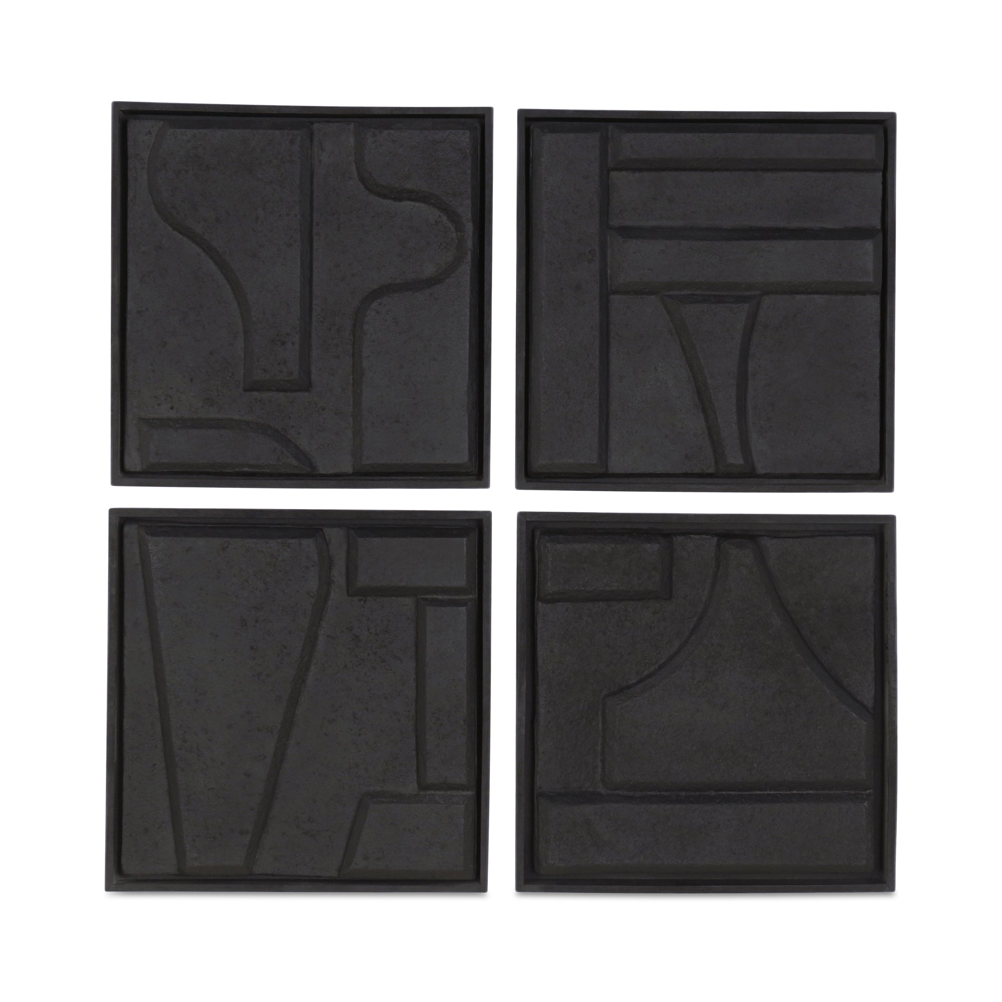 Alva Wall Sculpture-Set Of 4