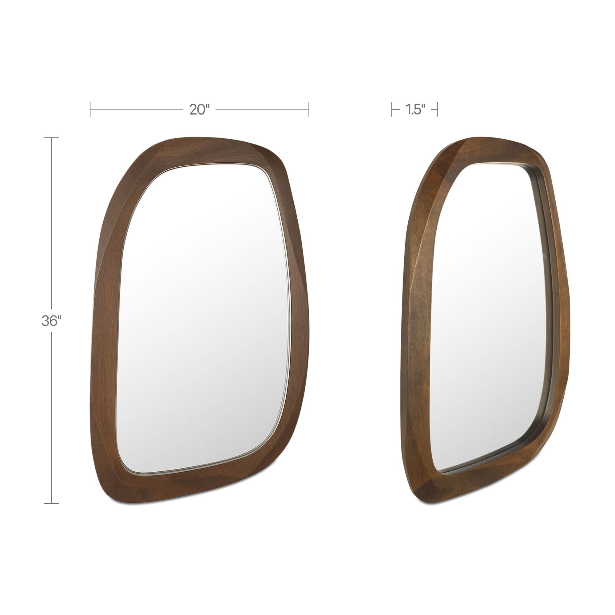 Levi Mirror Brown