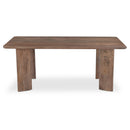 Lia Rectangular Dining Table Dark Brown