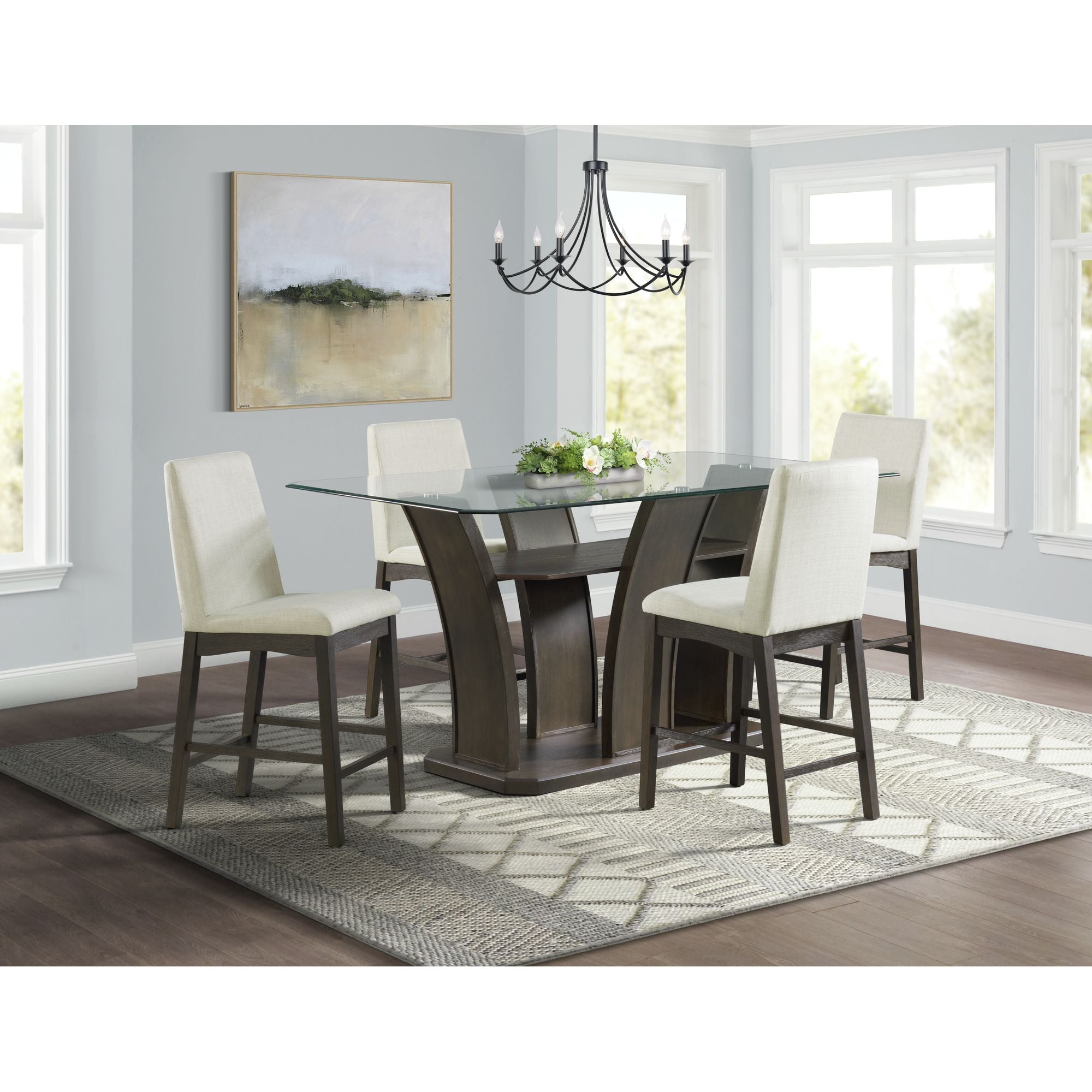 Dapper-Rectangular-Counter-Dining-5PC-Set-Table-and-Four-Chairs