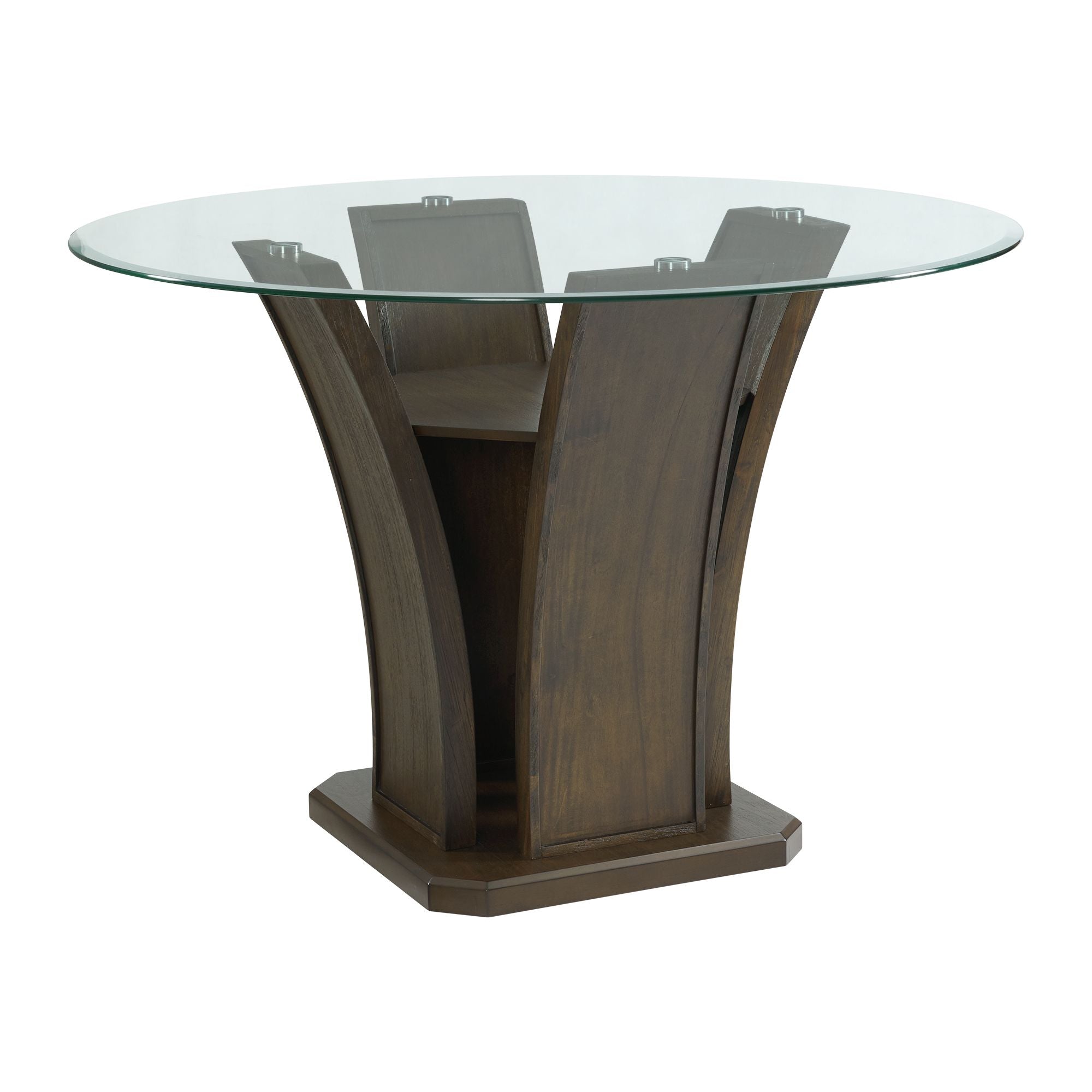 Dapper-5PC-Round-Counter-Height-Dining-Set-Table-&-Four-Chairs