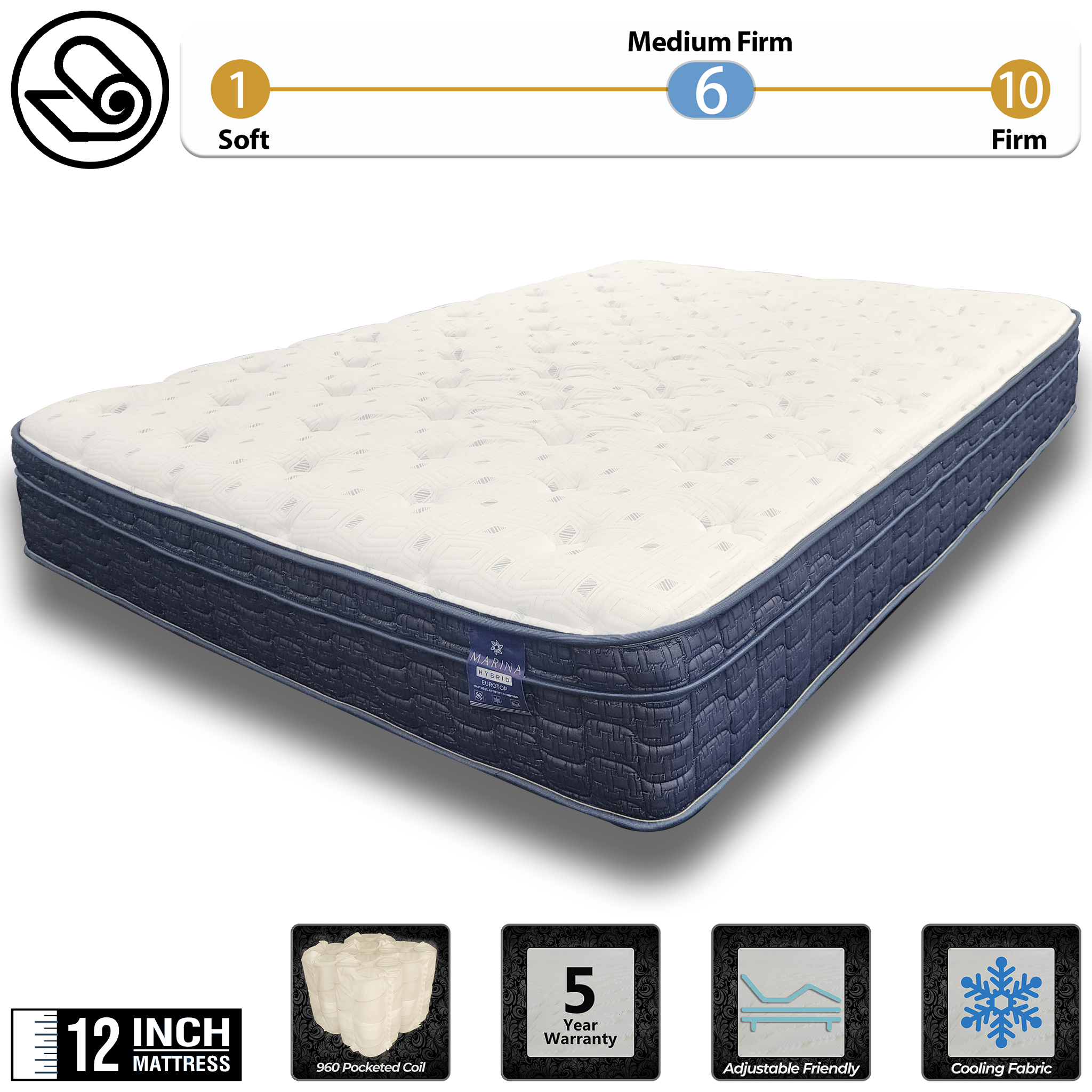 Marina Hybrid Euro Top - Net Pricing MAR3