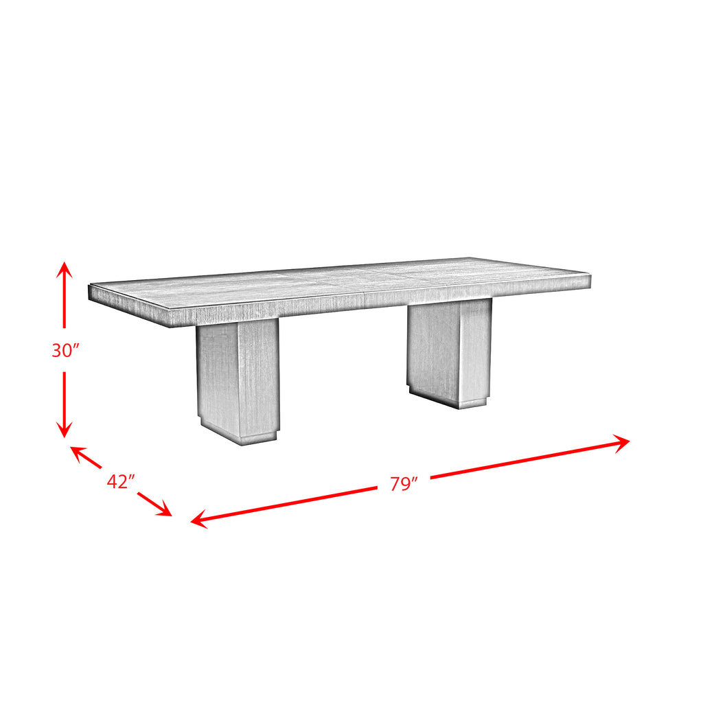 Donovan-7PC-Standard-Height-Dining-Set-Table,-Four-Side-Chairs-&-Two-Arm-Chairs-in-Gray