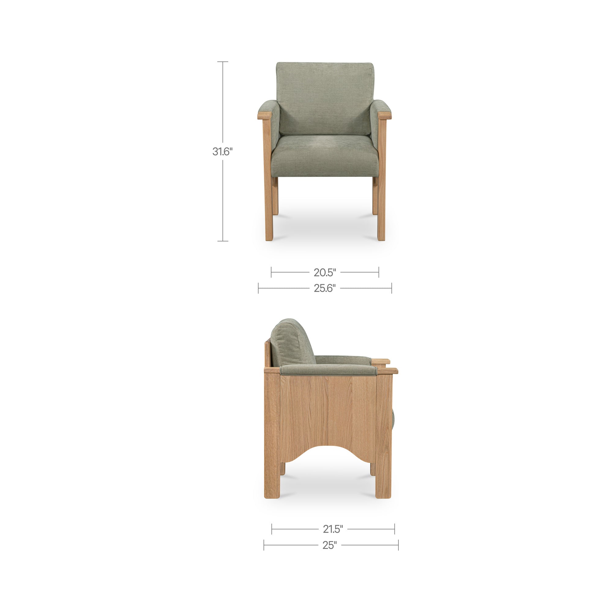 Bauer Dining Chair Sage