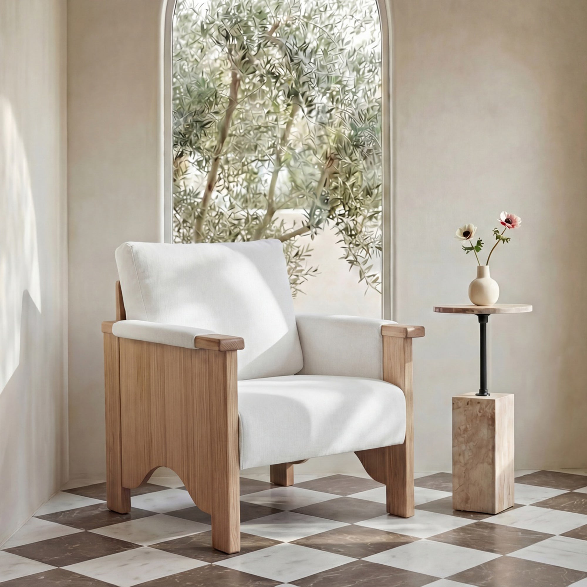 Bauer Accent Chair Cream