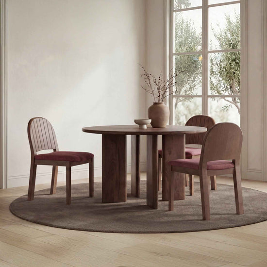 Emil Dining Chair Berry-Set of Two