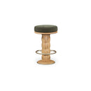 Nio Swivel Counter Stool  Dark Green