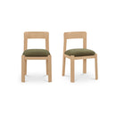 Oli Dining Chair Dark Green-Set of Two