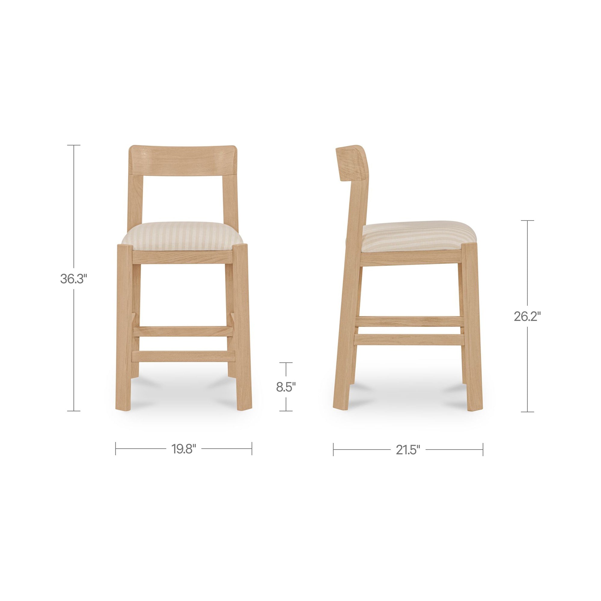 Oli Counter Stool Stripe