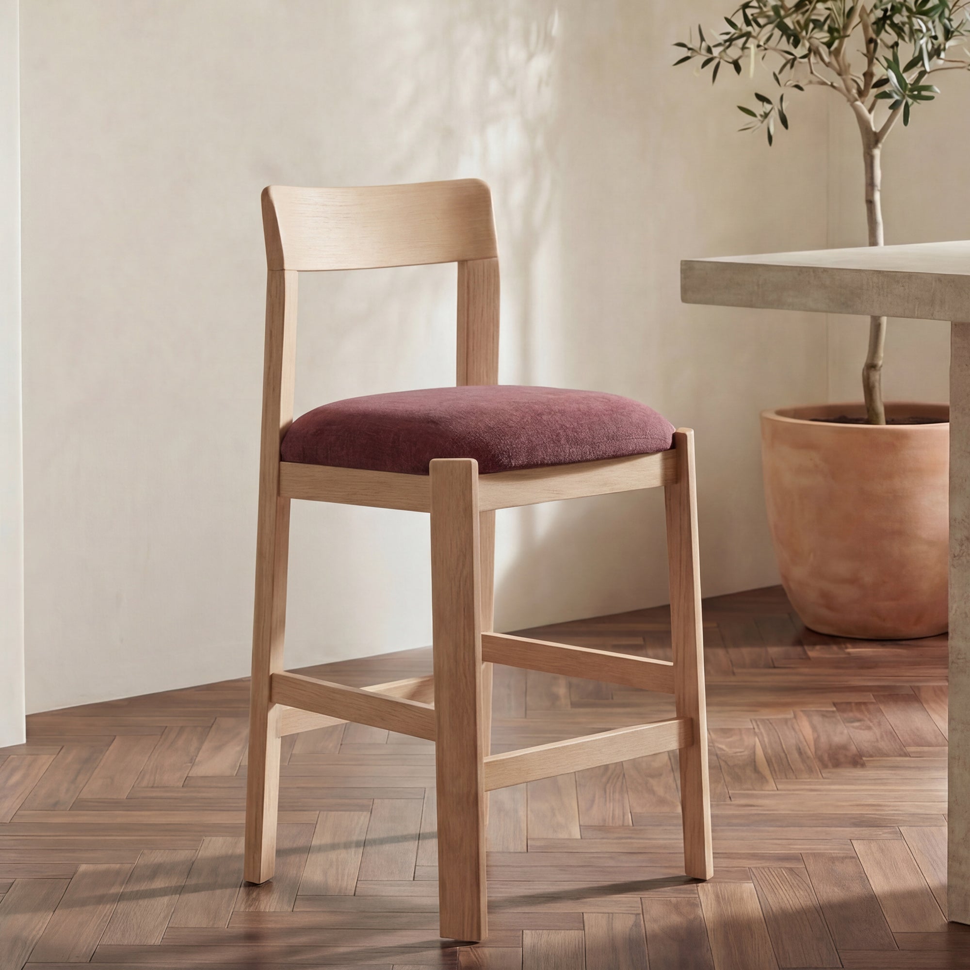 Oli Counter Stool Berry