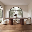 Rossi Swivel Dining Chair Cream
