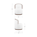 Rossi Swivel Dining Chair Cream