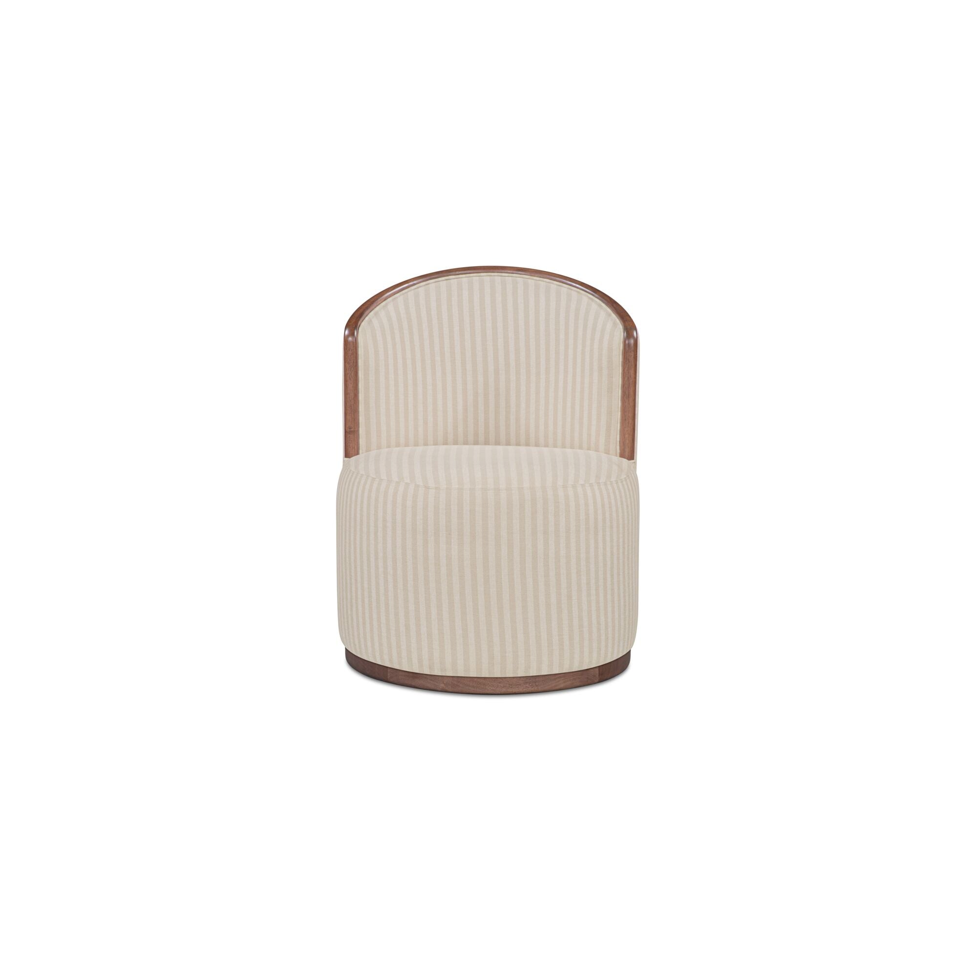 Rossi Swivel Dining Chair Stripe
