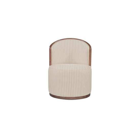 Rossi Swivel Dining Chair Stripe