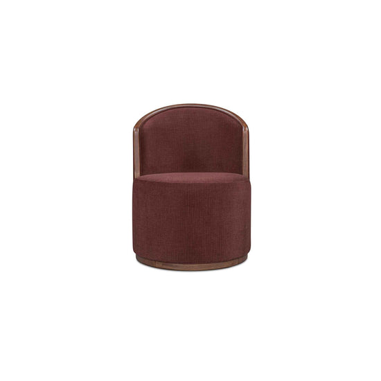 Rossi Swivel Dining Chair Berry