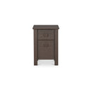 Loren Small Nightstand Dark Brown