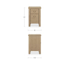 Loren Small Nightstand Natural