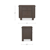 Loren Large Nightstand Dark Brown