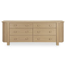 Loren 6 Drawer Dresser Natural