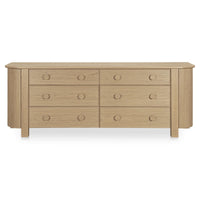 Loren 6 Drawer Dresser Natural