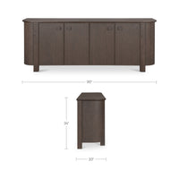 Loren Sideboard Dark Brown