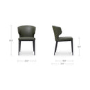 Delaney Dining Chair Dark Green-Set of Two