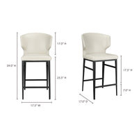 Delaney Counter Stool Beige