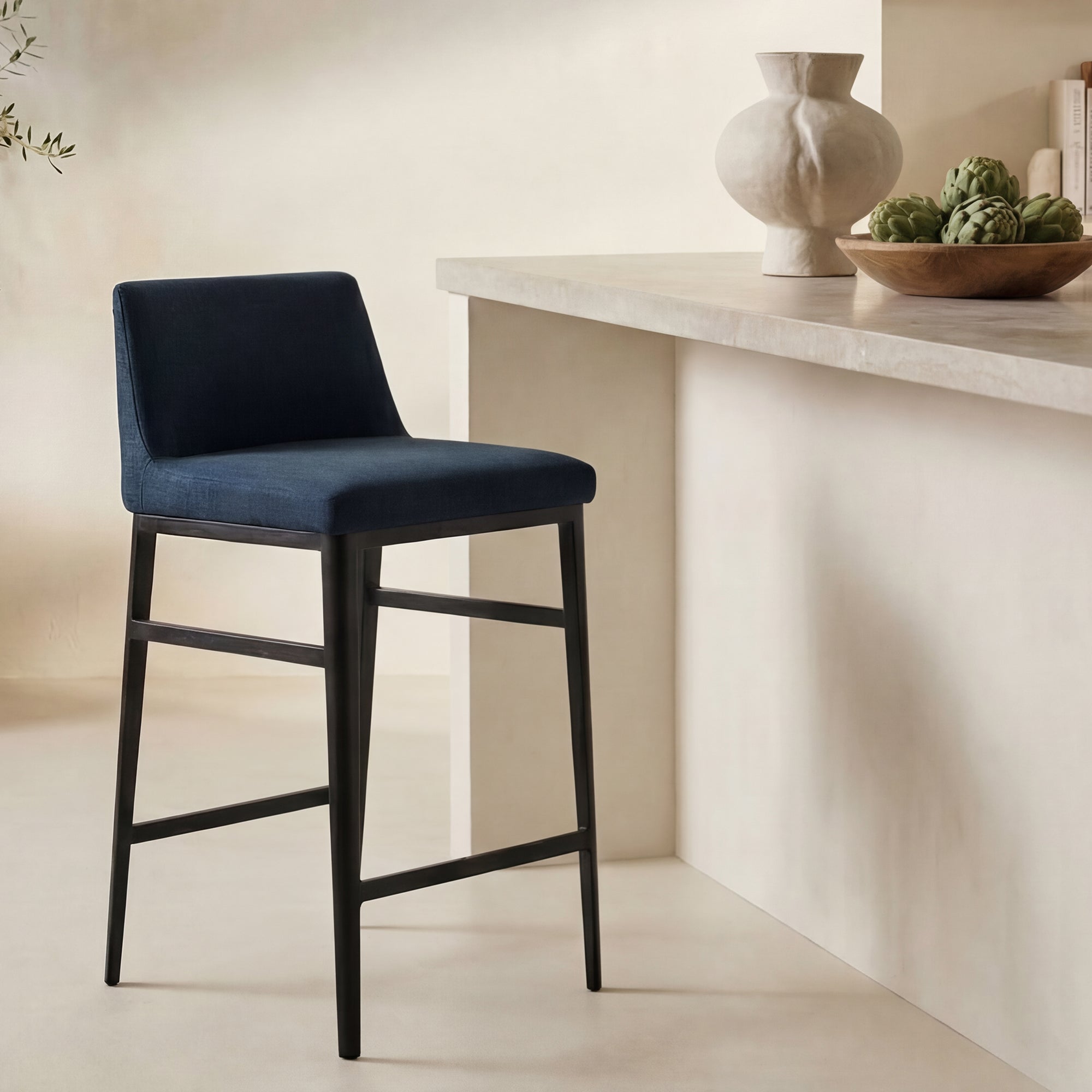 Baron Counter Stool Blue