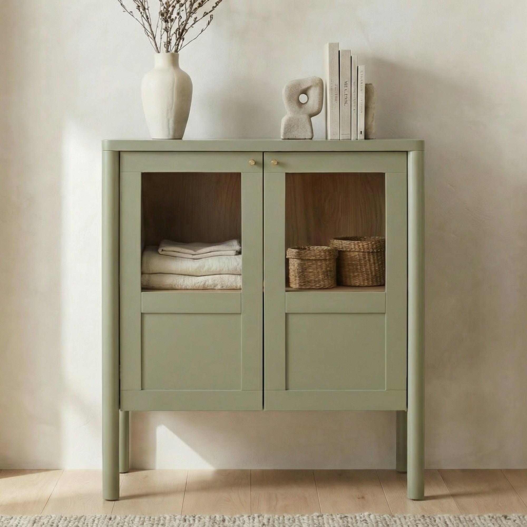 Hannah Cabinet Green
