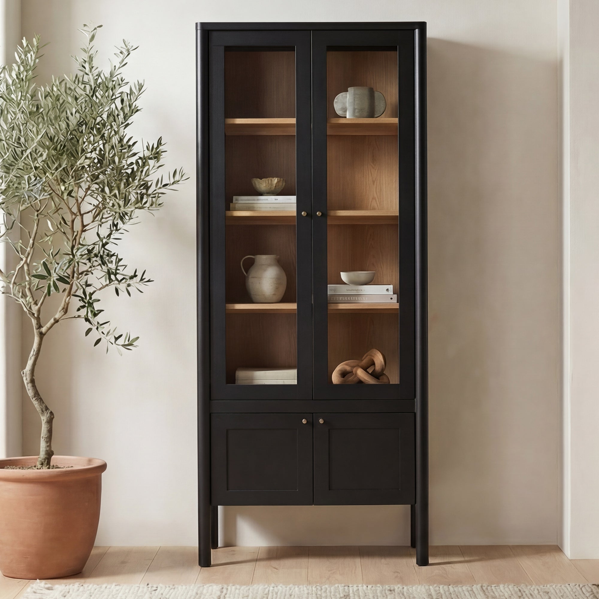 Hannah Tall Cabinet Black