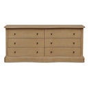 Clarence 6 Drawer Dresser Natural