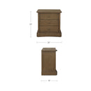 Clarence Nightstand Warm Brown