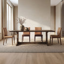 Frankie Dining Chair Tan Leather-Set Of Two