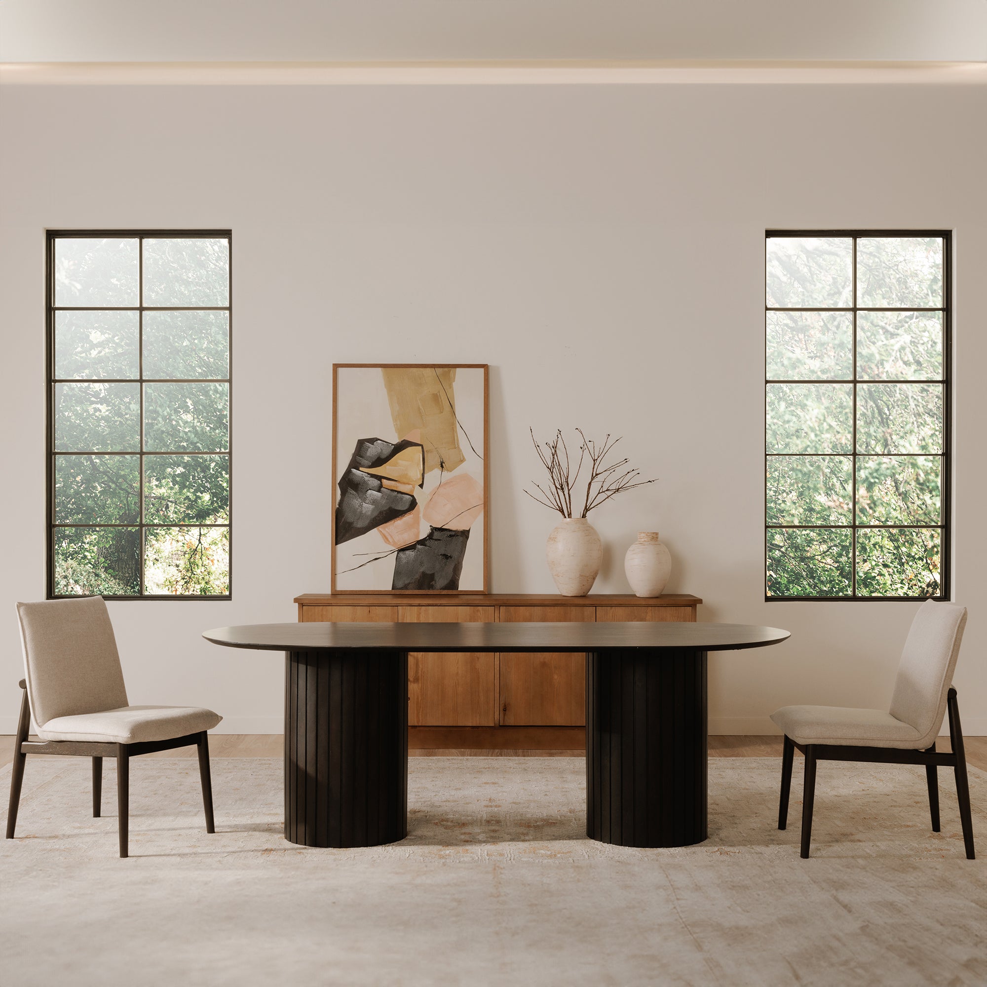 Charlie Dining Chair Beige– Set Of Two